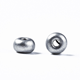 Glaspärlor - 6/0 Seed Beads - 4mm - 50g - Silver