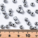 Glaspärlor - 6/0 Seed Beads - 4mm - 50g - Silver