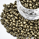 Glaspärlor - 6/0 Seed Beads - 4mm - 50g - Golden Olive