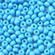 Glaspärlor - 6/0 Seed Beads - 4mm - 50g - Deep Sky Blue