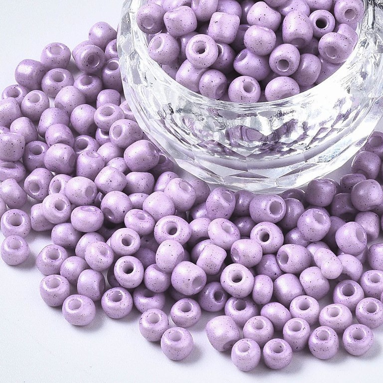 Glaspärlor - 6/0 Seed Beads - 4mm - 50g - Plum