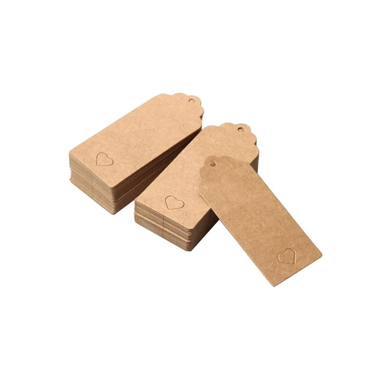 Tags med hjärta - 100st