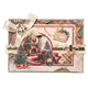 A4 block med die-cuts - Card making pad - Cottage Christmas