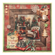 A4 block med die-cuts - Card making pad - Cottage Christmas