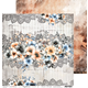 Scrapbookingpapper - 30x30cm - Night time Chill