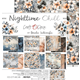 Scrapbookingpapper - 30x30cm - Night time Chill