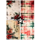 Scrapbookingpapper - A5 - Distressed Christmas