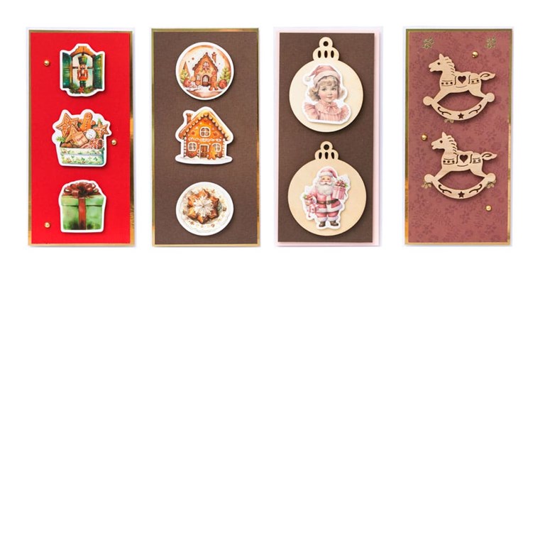 Stickers - Jul - Gingerbread - 50st - PY Hobby