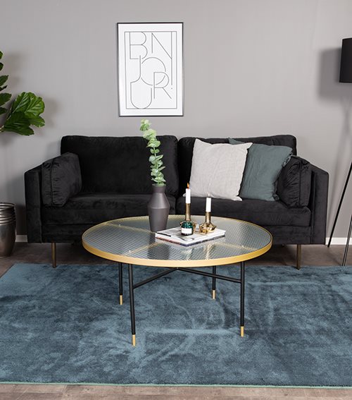 Boom 3-sits soffa sammet