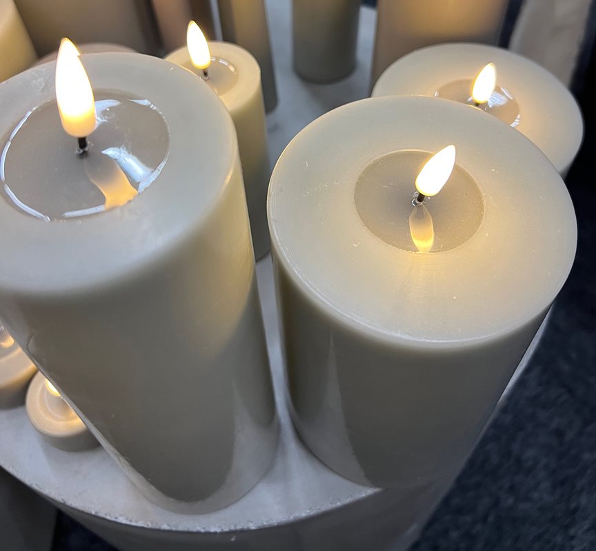 Konstgjorda blockljus Deluxe