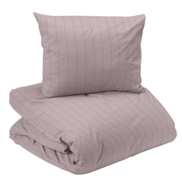 Square satin 2-dels påslakanset
