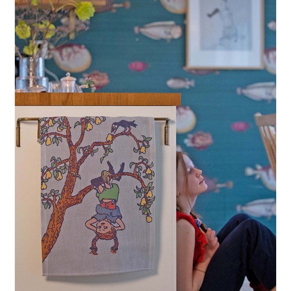 Pippi uppochner kökshandduk