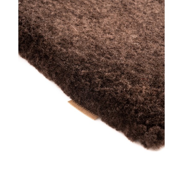 Jill stolsdyna i fårskinn vadderad