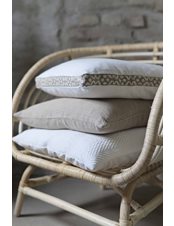 Indra kuddfodral bomull/lin