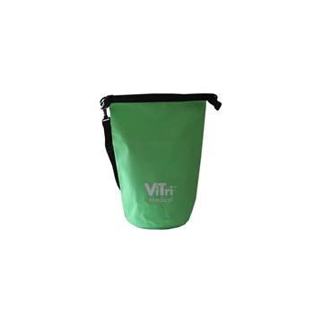 DryBag, grön, ViTri logga, 5l, vattentät, PVC