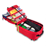 Paramed, XL, räddningsryggsäck, röd, tom