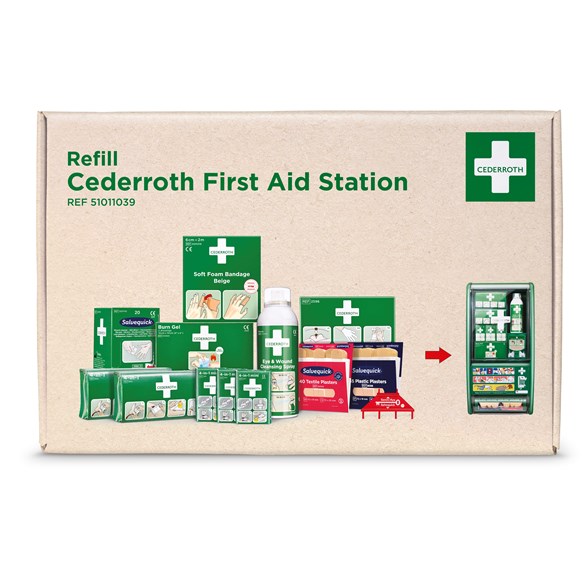 Cederroth, första hjälpen station refill till art. 51011026