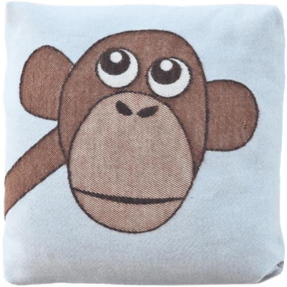 Cushion cover 30x30cm Monkey Blue