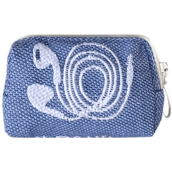 Pouch 8cm Cords Sky Blue
