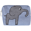 Necessär 12cm Elefant Blå
