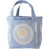 Tote XS Ei & Fisch Blau