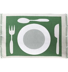 Table mat Plate Green