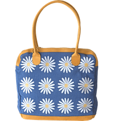 Handbag Daisy Blue