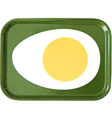 Tray Small Egg Green