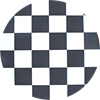 Pot mat Checkered Dark-grey