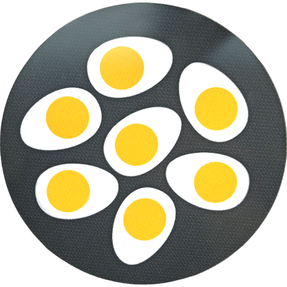 Pot Mat Eggs Dark-Grey