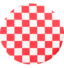 Seat cushion Checkered Red