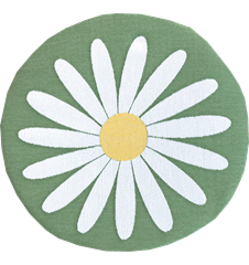 Coussin de siège Marguerite Vert