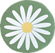 Coussin de siège Marguerite Vert