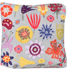 Cushion cover 45x45cm Flowers soft