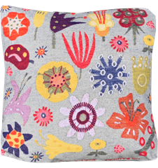 Taie d'oreiller douce 45x45cm Fleurs doux