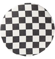 Coussin de siège Carreaux Noirs