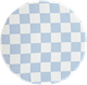 Coussin de siège Carreaux Bleus Clairs