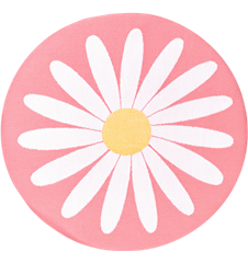 Coussin de siège Marguerite Rose