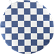 Coussin de siège Carreaux Bleus