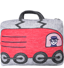 Train cushion/bag Engine Red