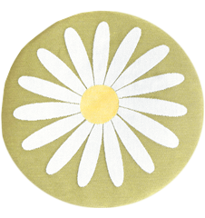 Coussin de siège Marguerite Lime