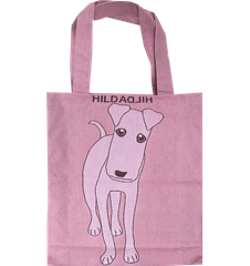 Tote bag Large Dog Pink