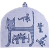 Couvre-théière Chats Bleus