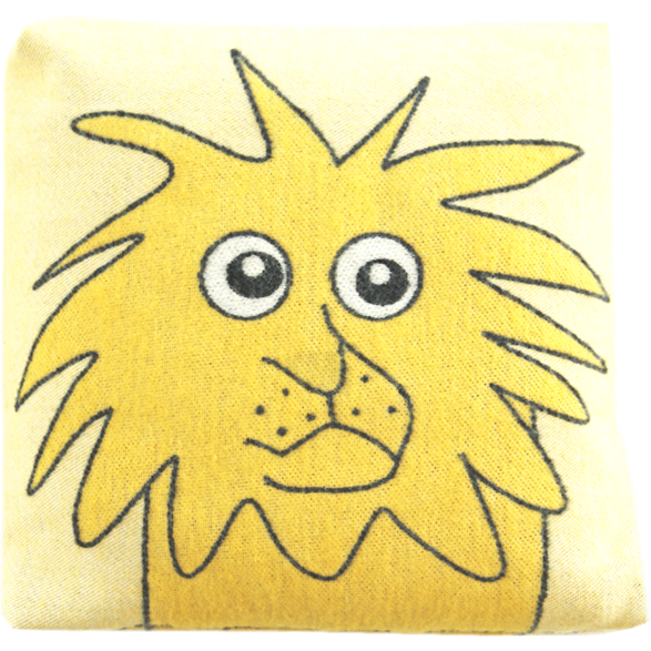 Taie d'oreiller douce 30x30cm Lion