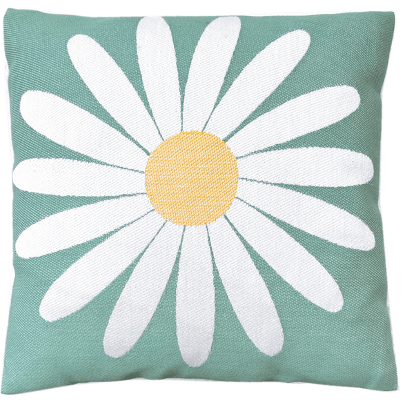 Cushion cover 30x30cm Daisy Turquoise