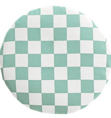 Coussin de siège Carreaux Turquoises