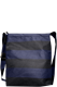 Messenger Bag Stripe Black/Dark-blue