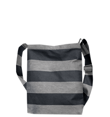 Messenger bag Stripe Black/Light-Grey
