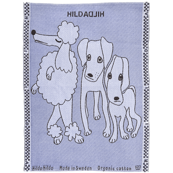 Essuie-mains 3 Chien Bleu