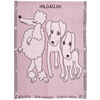 Essuie-mains 3 Chien Rose